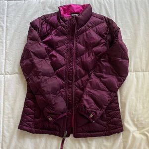 The North Face Kids Medium Puffer Jacket Purple & Bright Pink